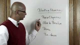 Sales Training Tip #82 - Introduction to " Blocking Objections " System by Victor Antonio