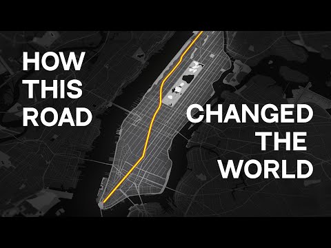 Map of Manhattan's Broadway, Explained