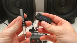 How to add Bluetooth Wireless connection to your amplifier (using Aux Bluetooth Receiver)