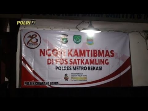 KAPOLRES METRO BEKASI SAMBANG SATKAMLING