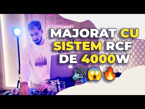 DJ la MAJORAT 🎉 | Sonorizare RCF & pregătire eveniment🔥