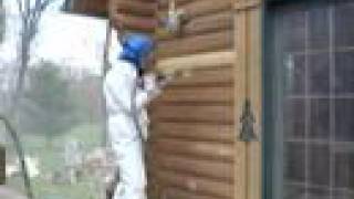 preview picture of video 'Meadow Valley Log Homes - Log Care Maintenance Team'