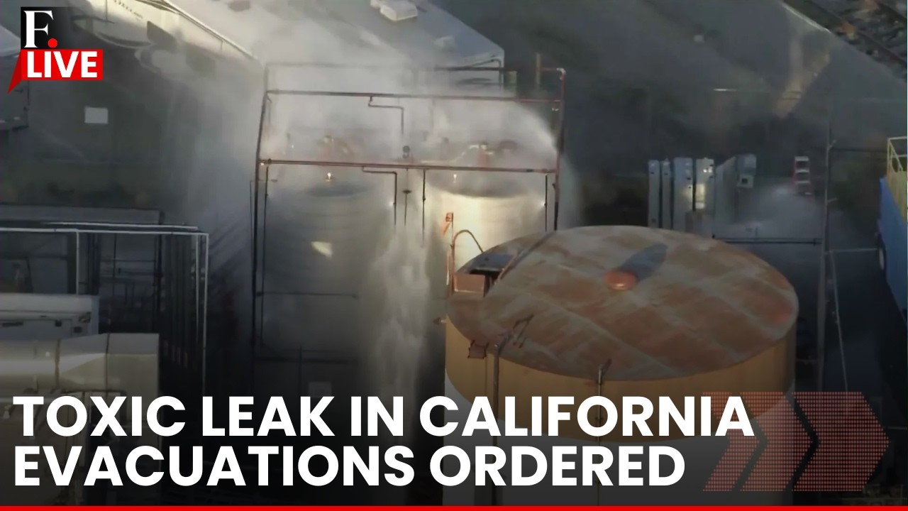 BREAKING LIVE: 34,000-Gallon Tank Toxic Chemical Leak Triggers Evacuations in California | N18G