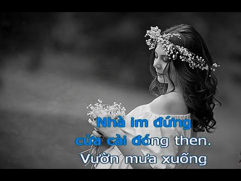 Karaoke - VƯỜN XƯA  - Tone Nữ - Nhạc Trịnh Công Sơn