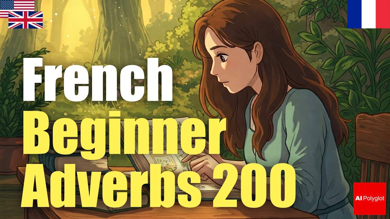 French Beginner Adverbs 200 | Passive listening | L2Language | with hiragana episode artwork