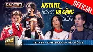 Thí sinh khiến JustaTee on mic nhắc nhở, Pháp Kiều rap quá slay khuấy đảo| Casting Rap Việt Mùa 3