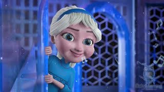 Snow Monster Teaches Baby Elsa ABC Song | Learning Video Collection with Alphabet, Counting & More