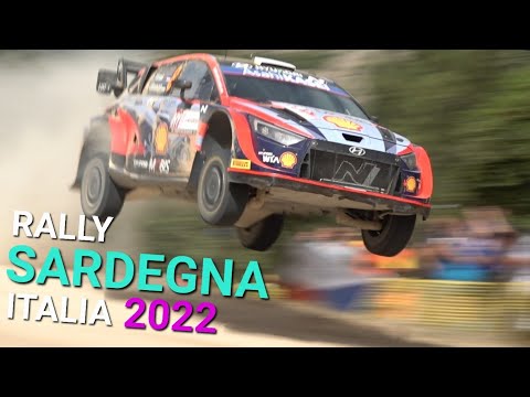 WRC Rally Sardegna 2022 | Highlights | flat out jumps, drifts and dust