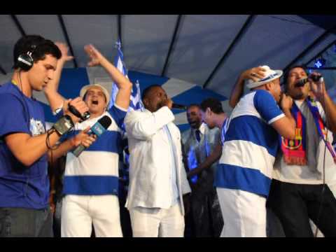 Anúncio do samba campeão da Portela para o Carnaval de 2014