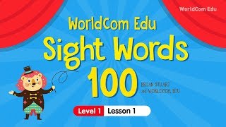 Sight Words 100 Level 1 | Lesson 1 | Sight Word Lesson with Brian Stuart | Easy English