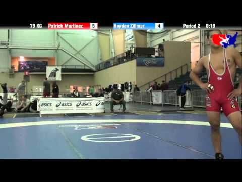 Patrick Martinez vs. Hayden Zillmer at 2013 ASICS University Nationals - GR