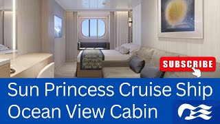 Sun Princess Cruise Ship - Oceanview Cabin Walkthrough - Deck 5 (room 5317)