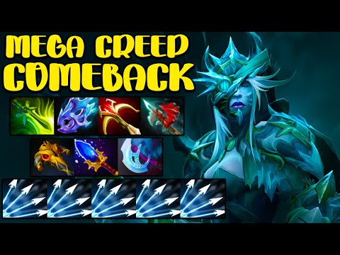 MEGA CREEP COMEBACK - INTENSE CARRY DROW RANGER - FULL TEAM FIGHT - DOTA 2 GAMEPLAY