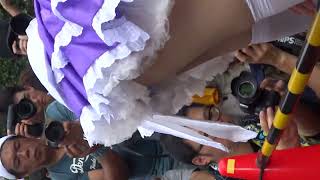 ビキニ＆スカートのコスプレイヤー　コミケ　漫展