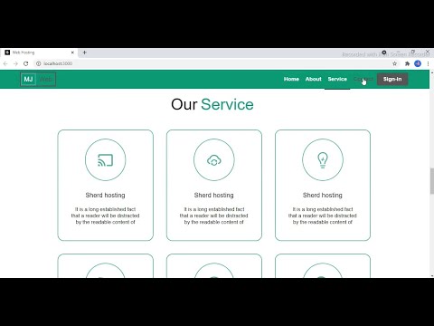 React Website Part-2 using Styled Components and Smooth Scroll Website Complete Responsive
