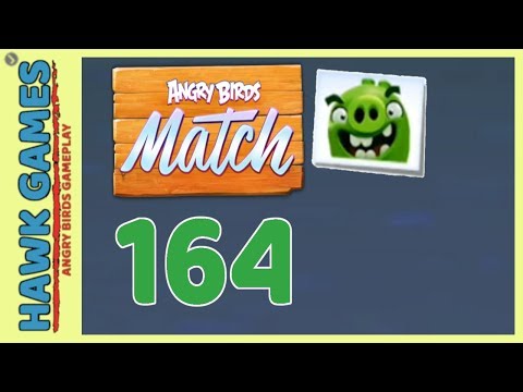 Angry Birds Match ⭐ Level 164 - Walkthrough, No Boosters
