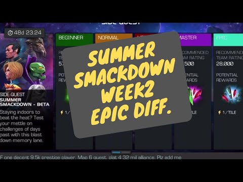 Summer Smackdown Beta(week2) - MCOC (Marvel Contest of Champions)
