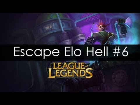 LOL Escape Elo Hell #6 - Singed Top - Solo Que Ranked - MrBigRuss HD