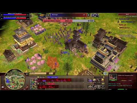 [AoE3] ESOC Showmatch: Garja vs diarouga