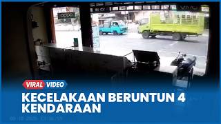 Download lagu Detik-detik Kecelakaan Beruntun 4 Kendaraan di Jogja, Bermula Truk Hilang Kendali Tabrak Pikap mp3