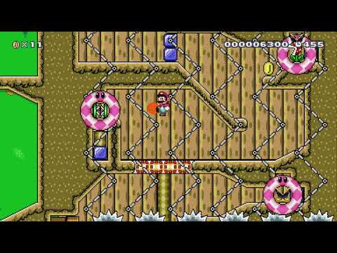 DKC 3 Tribute: Ripsaw Rage by DANtheTANK - Super Mario Maker 2 - No Commentary 1bu