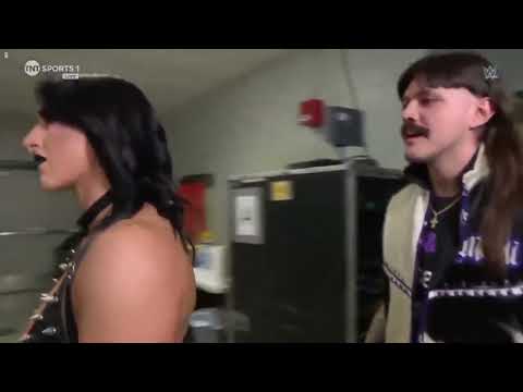 Rhea Ripley And Dominik Mysterio Backstage Segment  - Wwe Raw 7/15/24