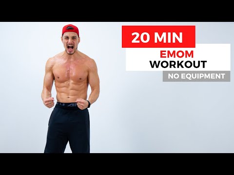 20-Minute Fat-Burning EMOM Workout (No Equipment) - Extreme Level 🥵 | Emanuele Mauti