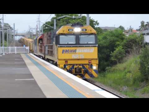 NR15 leading NR74 (The Ghan) and AN5 on 1WB3
