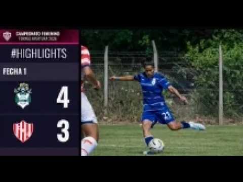 Gimnasia (LP) vs Unión. Fecha 1. Primera División Femenina