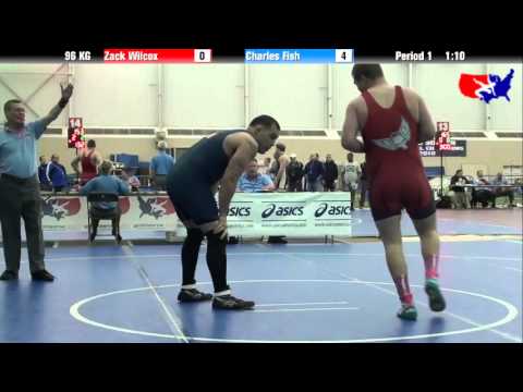 Zack Wilcox vs. Charles Fish at 2013 ASICS University Nationals - GR