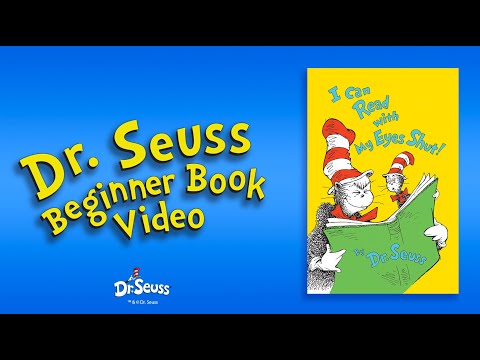 @DrSeuss - I Can Read with My Eyes Shut! (Dr. Seuss Beginner Book Video)