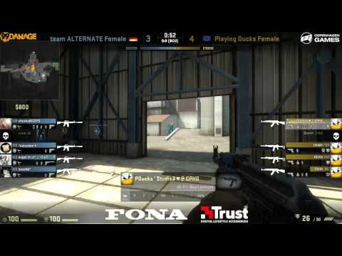 ALTERNATE fe. vs. Playing Ducks fe. | Viertelfinale, Copenhagen Games Female 2014 | de_nuke