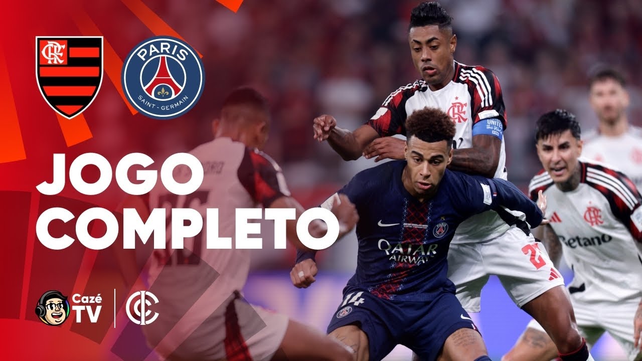 JOGO COMPLETO: FLAMENGO X PSG | FINAL DO MUNDIAL AO VIVO E COM IMAGENS | MUNDIAL DE CLUBES DA FIFA