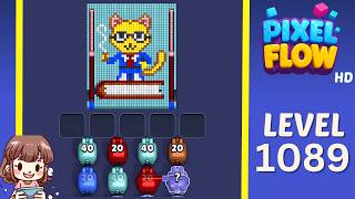 Pixel Flow Level 1089 Solution Walkthrough