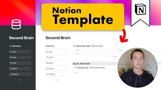 Intro - - Notion for Knowledge Management: Second Brain Template (PARA inspired)