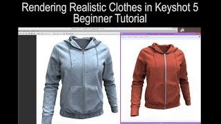 How to Render Realistic Clothes in Keyshot 5 Beginner Tutorial