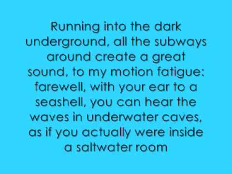 owl city - the saltwater room lyrics
