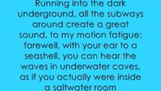 owl city - the saltwater room lyrics