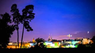 preview picture of video 'Planes over Luxembourg city time lapse'