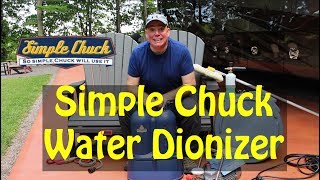 Simple Chuck Water Deionizer with Kanzle Pressure Washer