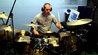 New prog drum beats in studio -Bill Bachman Spoke of Shadows