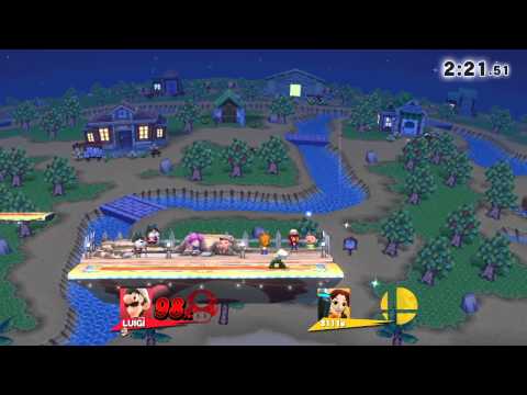 S@X Wii U 104 - Boss (Luigi) vs Mik! (Mii Gunner) - Smash 4 Customs - Grand Finals