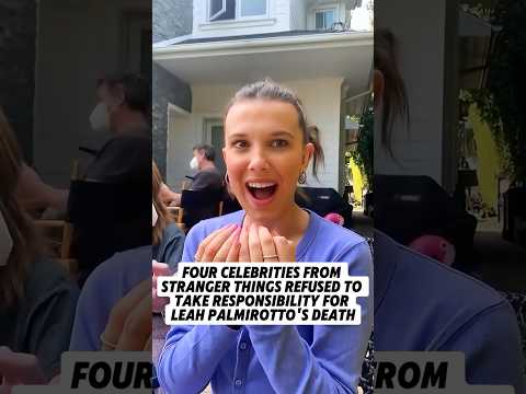 Four celebrities from Stranger Things refused to take responsibility for Leah Palmirotto. #shorts