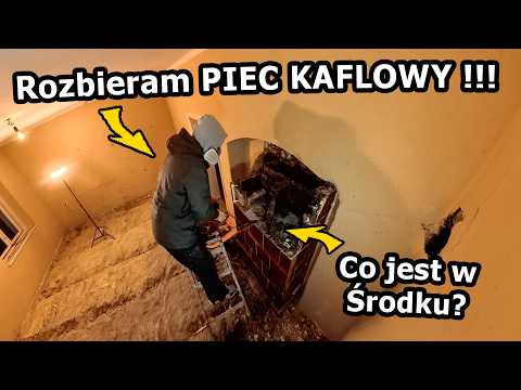 We're clearing the field for a greenhouse!!! - Demolition of the tiled stove! Disconnection of el...