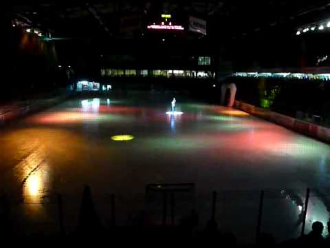 EV Regensburg-EV Lindau 01.03.09 Stimmung vor Spielbeginn