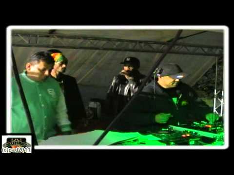 CRUCIAL WARRIOR SOUND ft mc,s - dub di guns out di babylon yard pt6 \ @ rastaplas aug 2011