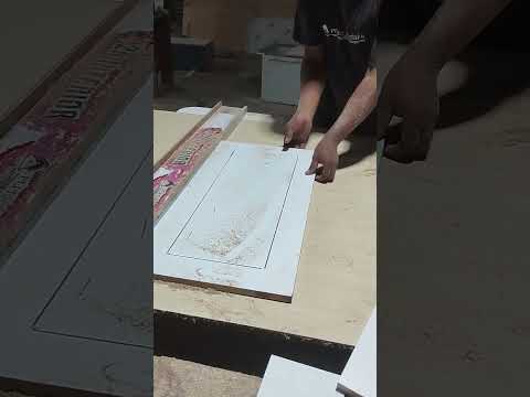 cara membuat bingkai kaca untuk pintu kabinet #carpenter #woodwirkingideas #tablesawrakitan