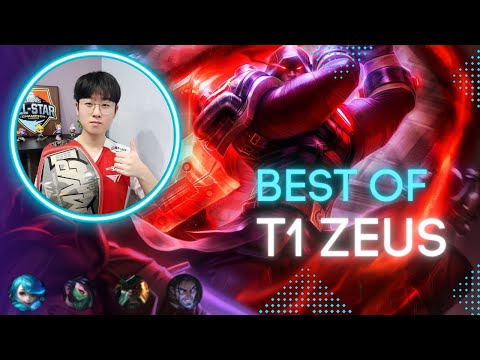 T1 ZEUS "RANK 1 TOPLANER" Montage | Best of Zeus Highlights