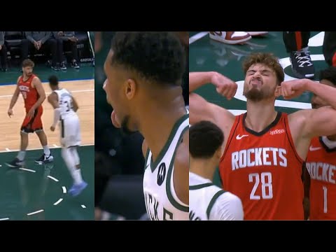 Alperen Sengun gets revenge on Giannis taunting with dagger and-1 😤
