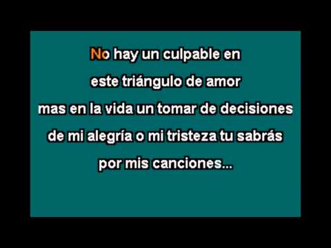 La ultima parte Marco Antonio Solís  Karaoke